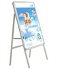 Outdoor poster frame with plastic water tank base