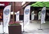 custom wholesales printed beach flag with fiberglass flagpole 