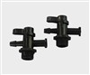 Black 2 way  valves