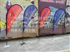advertising beach flag, custom feather flag, advertising flag printing
