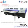 High resolution UV flatbed printer with konica, toshiba and spectra optional 