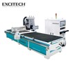 Two spindles cnc router engraver drilling machine for furniture making