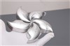 Relief Flower logo-Solid aluminous