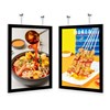 Custom Magnetic single side slim led light box for display