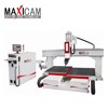 China Maxicam 5 Axis A1212 T CNC Router for Wood Foam with Twin Table for Acrylic MDF Hard Wood Metal Milling Carving 3D Stereoscopic Working Machine